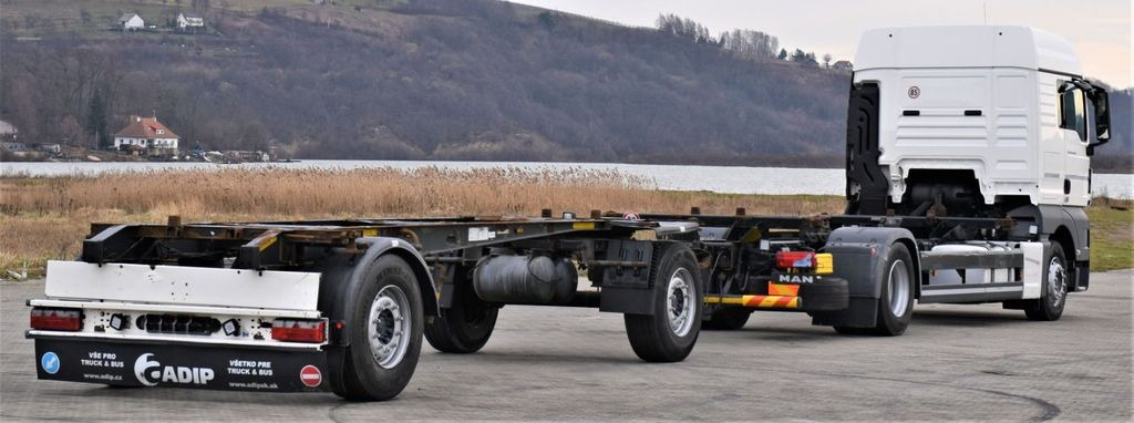 MAN TGX 18.440 Fahrgestell 7,00m + Anhänger 6,90m - 캡 새시 트럭, 크레인 트럭 : 사진 3 MAN TGX 18.440 Fahrgestell 7,00m + Anhänger 6,90m - 캡 새시 트럭, 크레인 트럭 : 사진 3