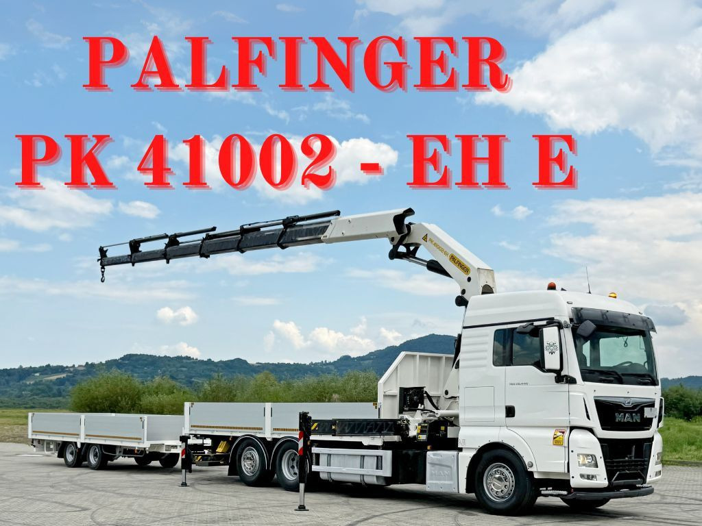 MAN TGX 26.440 * PK 41002-EH E + FUNK + Anhänger*TOP - 크레인 트럭 : 사진 1 MAN TGX 26.440 * PK 41002-EH E + FUNK + Anhänger*TOP - 크레인 트럭 : 사진 1