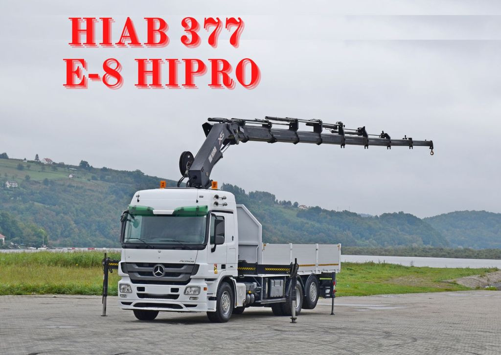 Mercedes-Benz ACTROS 2544 * HIAB 377 E - 8 HIPRO + FUNK* TOP - 크레인 트럭, 드롭사이드/ 플랫베드 트럭 : 사진 1 Mercedes-Benz ACTROS 2544 * HIAB 377 E - 8 HIPRO + FUNK* TOP - 크레인 트럭, 드롭사이드/ 플랫베드 트럭 : 사진 1