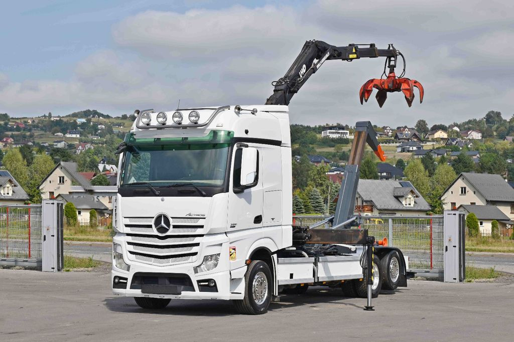 Mercedes-Benz ACTROS 2551 * ABROLLKIPPER * LIV L120 Z3 (88) - 후크 리프트 트럭, 크레인 트럭 : 사진 2 Mercedes-Benz ACTROS 2551 * ABROLLKIPPER * LIV L120 Z3 (88) - 후크 리프트 트럭, 크레인 트럭 : 사진 2