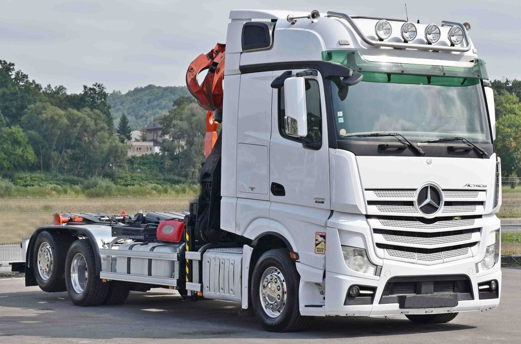 Mercedes-Benz ACTROS 2551 * ABROLLKIPPER * LIV L120 Z3 (88) - 후크 리프트 트럭, 크레인 트럭 : 사진 3 Mercedes-Benz ACTROS 2551 * ABROLLKIPPER * LIV L120 Z3 (88) - 후크 리프트 트럭, 크레인 트럭 : 사진 3