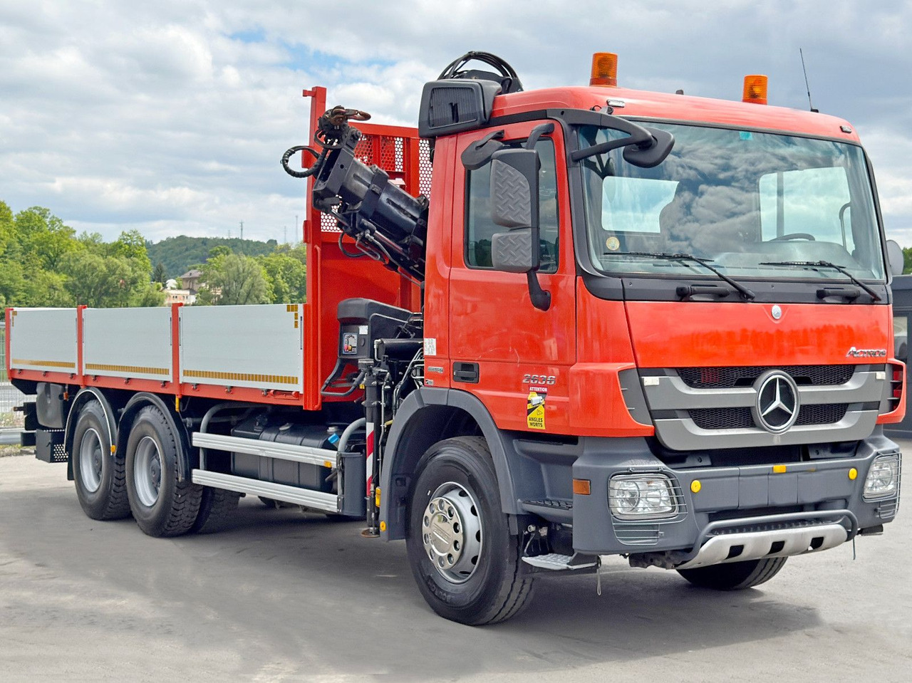 Mercedes-Benz ACTROS 2636*HIAB 122 BS-2 HIDUO + FUNK/6x4 * TOP - 크레인 트럭 : 사진 4 Mercedes-Benz ACTROS 2636*HIAB 122 BS-2 HIDUO + FUNK/6x4 * TOP - 크레인 트럭 : 사진 4