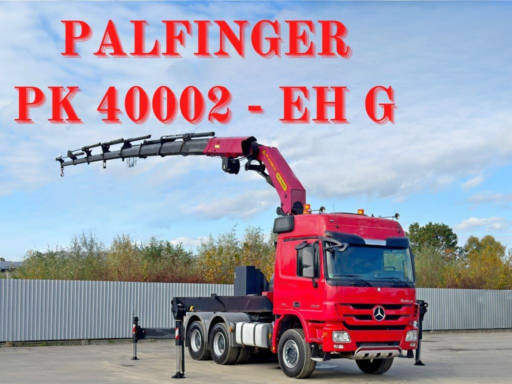 Mercedes-Benz ACTROS 2646 * PK 40002 - EH G + FUNK / 6x4 * TOP - 크레인 트럭 : 사진 1 Mercedes-Benz ACTROS 2646 * PK 40002 - EH G + FUNK / 6x4 * TOP - 크레인 트럭 : 사진 1