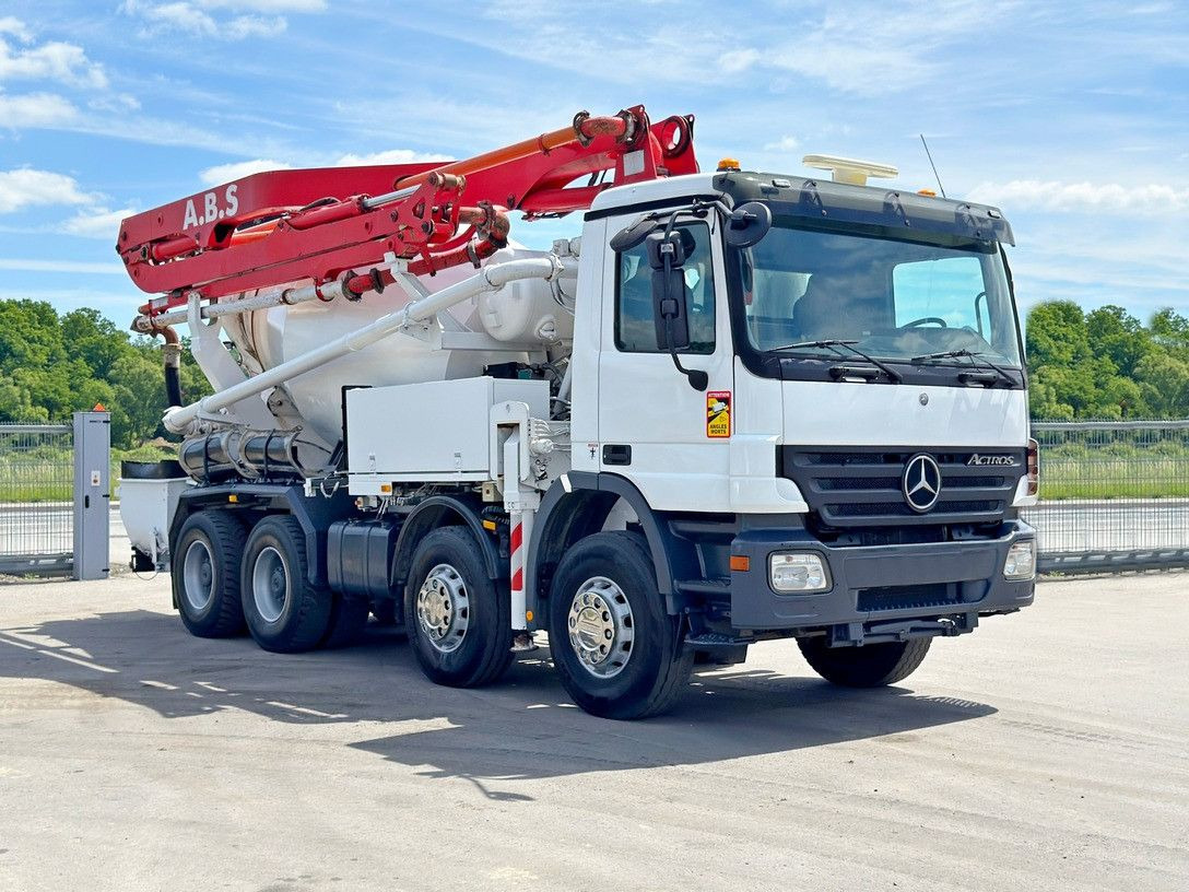 Mercedes-Benz ACTROS 3241* Betonpumpe 21m *8x4 * Top Zustand Mercedes-Benz ACTROS 3241* Betonpumpe 21m *8x4 * Top Zustand - 콘크리트 펌프 트럭 : 사진 1 Mercedes-Benz ACTROS 3241* Betonpumpe 21m *8x4 * Top Zustand Mercedes-Benz ACTROS 3241* Betonpumpe 21m *8x4 * Top Zustand - 콘크리트 펌프 트럭 : 사진 1