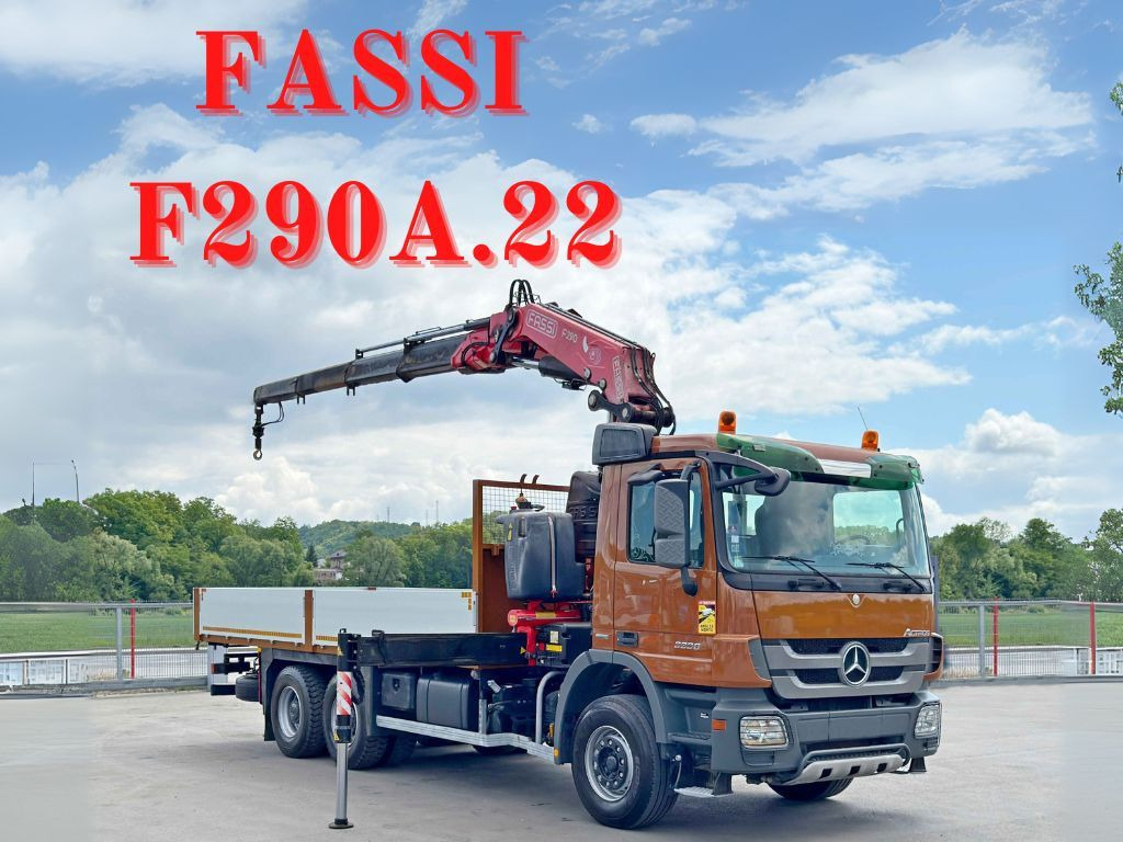 Mercedes-Benz ACTROS 3336 * FASSI F290A.22 + FUNK / 6x4 * TOP - 크레인 트럭 : 사진 1 Mercedes-Benz ACTROS 3336 * FASSI F290A.22 + FUNK / 6x4 * TOP - 크레인 트럭 : 사진 1