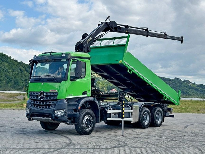 Mercedes-Benz AROCS 2636 * HIAB 122 ES - 3 HIPRO * 6x4 - 덤프트럭, 크레인 트럭 : 사진 2 Mercedes-Benz AROCS 2636 * HIAB 122 ES - 3 HIPRO * 6x4 - 덤프트럭, 크레인 트럭 : 사진 2