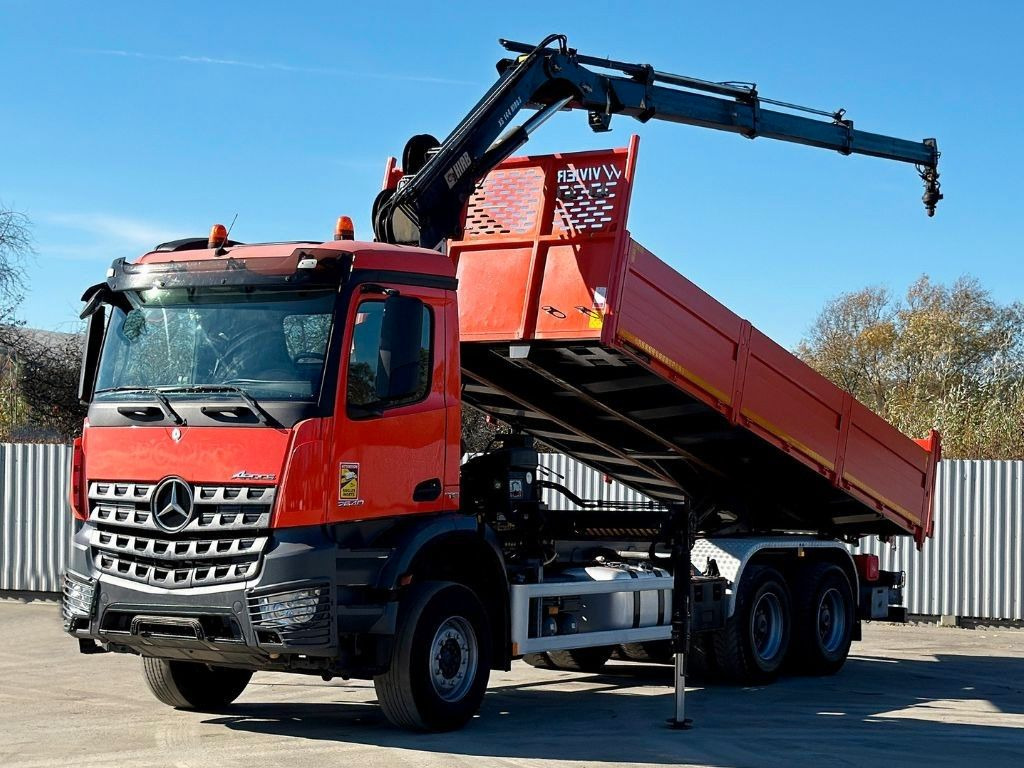 Mercedes-Benz AROCS 2640 *HIAB 144 BS - 3/FUNK  + * 6x4 - 덤프트럭, 크레인 트럭 : 사진 2 Mercedes-Benz AROCS 2640 *HIAB 144 BS - 3/FUNK  + * 6x4 - 덤프트럭, 크레인 트럭 : 사진 2