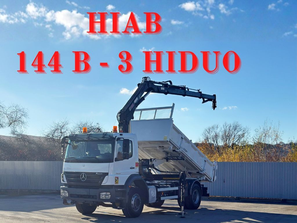 Mercedes-Benz AXOR 1833 * HIAB 144 B - 3 HIDUO + FUNK * TOP - 크레인 트럭 : 사진 1 Mercedes-Benz AXOR 1833 * HIAB 144 B - 3 HIDUO + FUNK * TOP - 크레인 트럭 : 사진 1