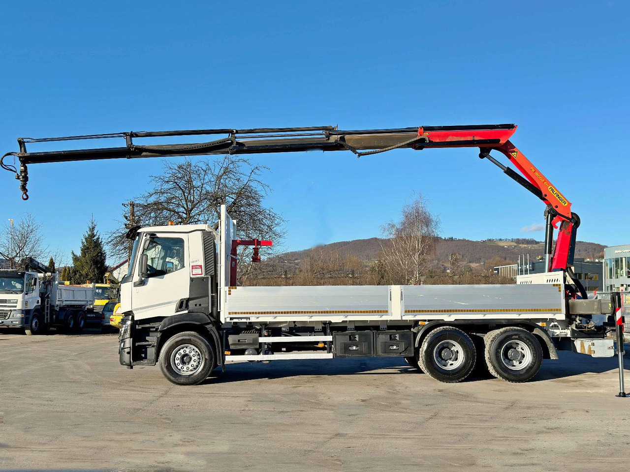 Renault C 380 *PRITSCHE 6,80m * PK 18002-EH C + FUNK*6x4 - 크레인 트럭 : 사진 5 Renault C 380 *PRITSCHE 6,80m * PK 18002-EH C + FUNK*6x4 - 크레인 트럭 : 사진 5