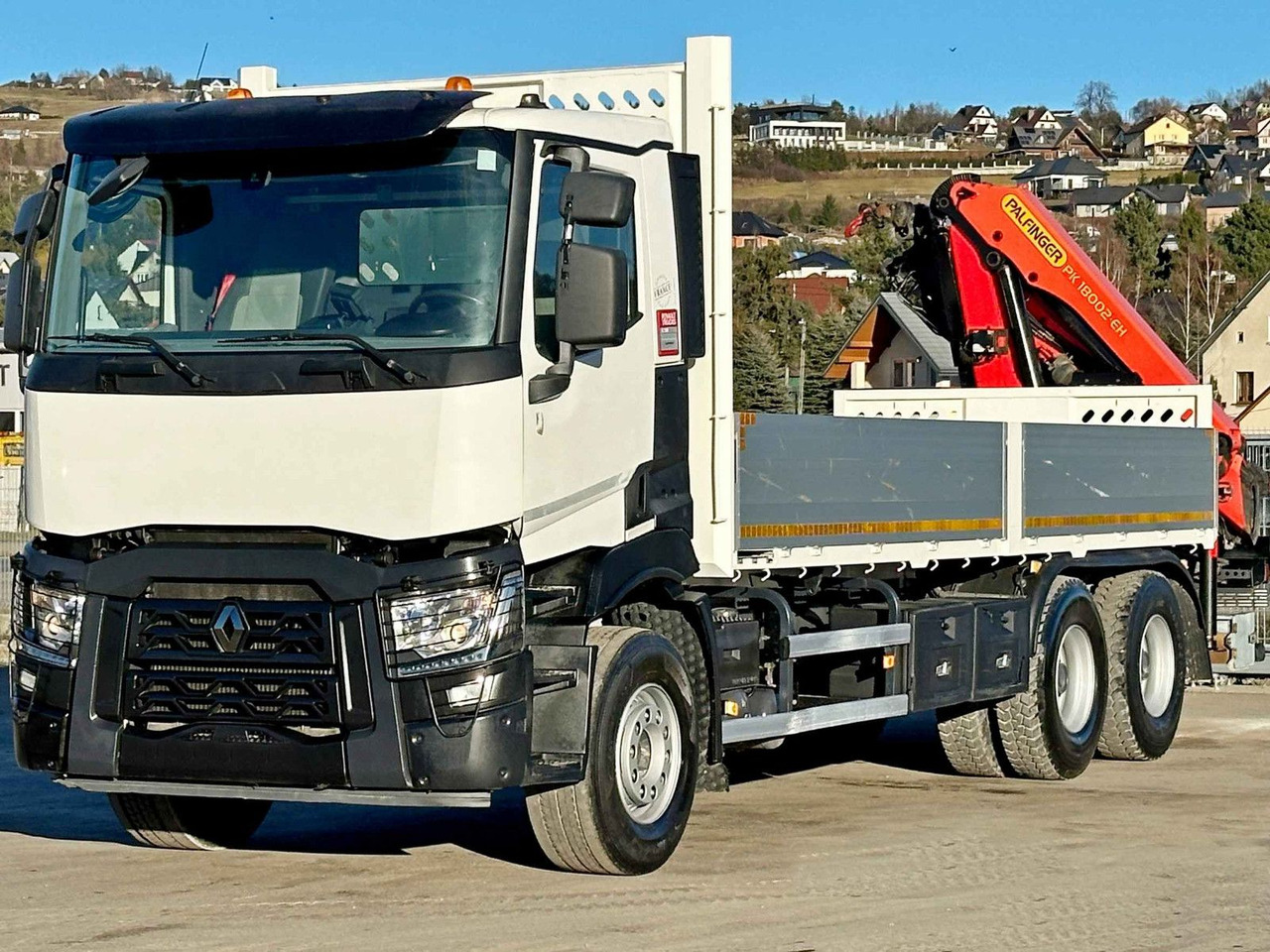 Renault C 380 *PRITSCHE 6,80m * PK 18002-EH C + FUNK*6x4 - 크레인 트럭 : 사진 4 Renault C 380 *PRITSCHE 6,80m * PK 18002-EH C + FUNK*6x4 - 크레인 트럭 : 사진 4
