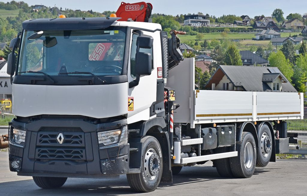 Renault C 380 * PRITSCHE 7,05 m* FASSI F 135C + FUNK Renault C 380 * PRITSCHE 7,05 m* FASSI F 135C + FUNK - 크레인 트럭 : 사진 4 Renault C 380 * PRITSCHE 7,05 m* FASSI F 135C + FUNK Renault C 380 * PRITSCHE 7,05 m* FASSI F 135C + FUNK - 크레인 트럭 : 사진 4