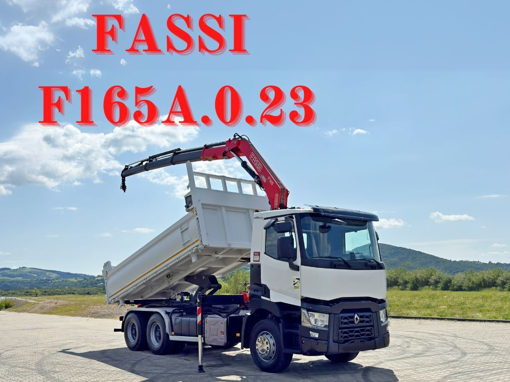 Renault C 430 * FASSI F165A.0.23 + FUNK * 6x4 - 크레인 트럭 : 사진 1 Renault C 430 * FASSI F165A.0.23 + FUNK * 6x4 - 크레인 트럭 : 사진 1