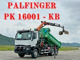 Renault C 430 *KIPPER 5,10 m + PK 16001 - K B* 6x4 - 크레인 트럭 : 사진 1 Renault C 430 *KIPPER 5,10 m + PK 16001 - K B* 6x4 - 크레인 트럭 : 사진 1