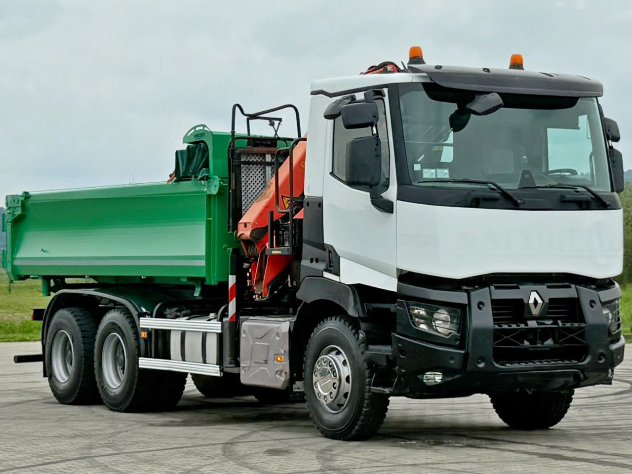 Renault C 430 *KIPPER 5,10 m + PK 16001 - K B* 6x4 - 크레인 트럭 : 사진 4 Renault C 430 *KIPPER 5,10 m + PK 16001 - K B* 6x4 - 크레인 트럭 : 사진 4