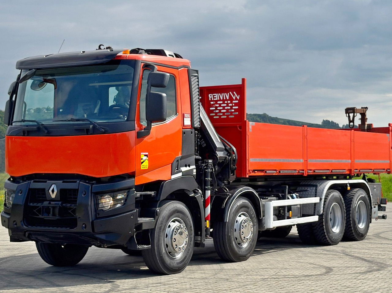 Renault C 430 *KIPPER 6,80m* HIAB X-HIDUO 188 ES-4 * 8x4 - 크레인 트럭 : 사진 3 Renault C 430 *KIPPER 6,80m* HIAB X-HIDUO 188 ES-4 * 8x4 - 크레인 트럭 : 사진 3