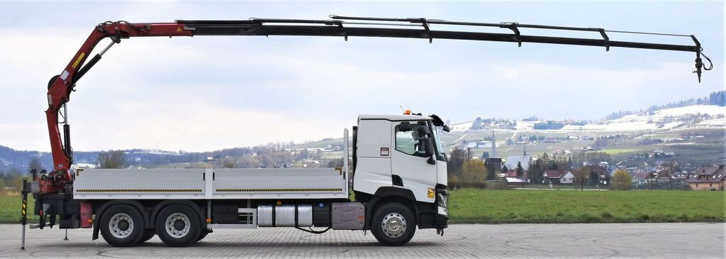 Renault C 460 * HMF 1510 K6 + FUNK * 6x4 - 크레인 트럭, 드롭사이드/ 플랫베드 트럭 : 사진 5 Renault C 460 * HMF 1510 K6 + FUNK * 6x4 - 크레인 트럭, 드롭사이드/ 플랫베드 트럭 : 사진 5