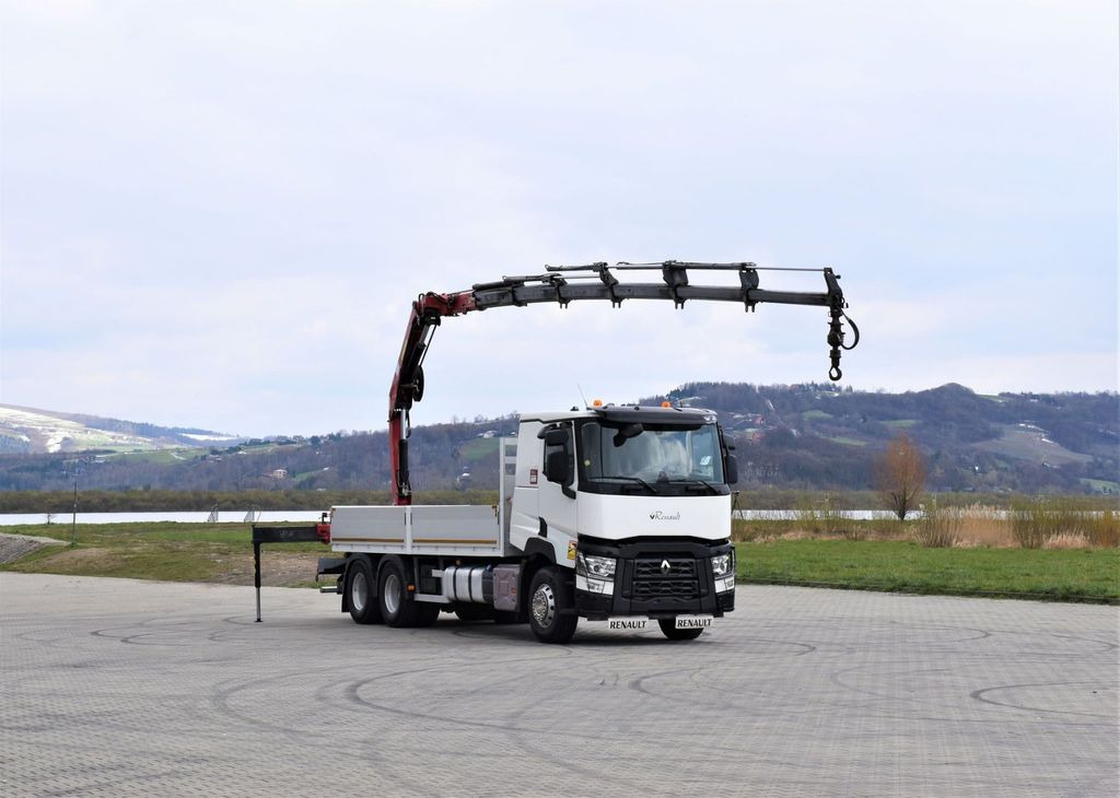 Renault C 460 * HMF 1510 K6 + FUNK * 6x4 - 크레인 트럭, 드롭사이드/ 플랫베드 트럭 : 사진 2 Renault C 460 * HMF 1510 K6 + FUNK * 6x4 - 크레인 트럭, 드롭사이드/ 플랫베드 트럭 : 사진 2