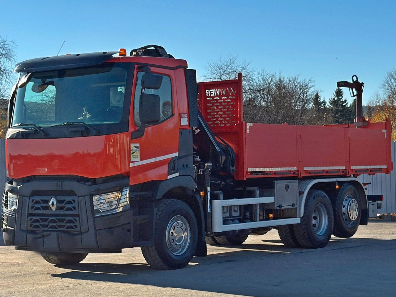 Renault C430 * HIAB 144 BS - 3 HIDUO+ FUNK/ 6x2 - 크레인 트럭 : 사진 4 Renault C430 * HIAB 144 BS - 3 HIDUO+ FUNK/ 6x2 - 크레인 트럭 : 사진 4