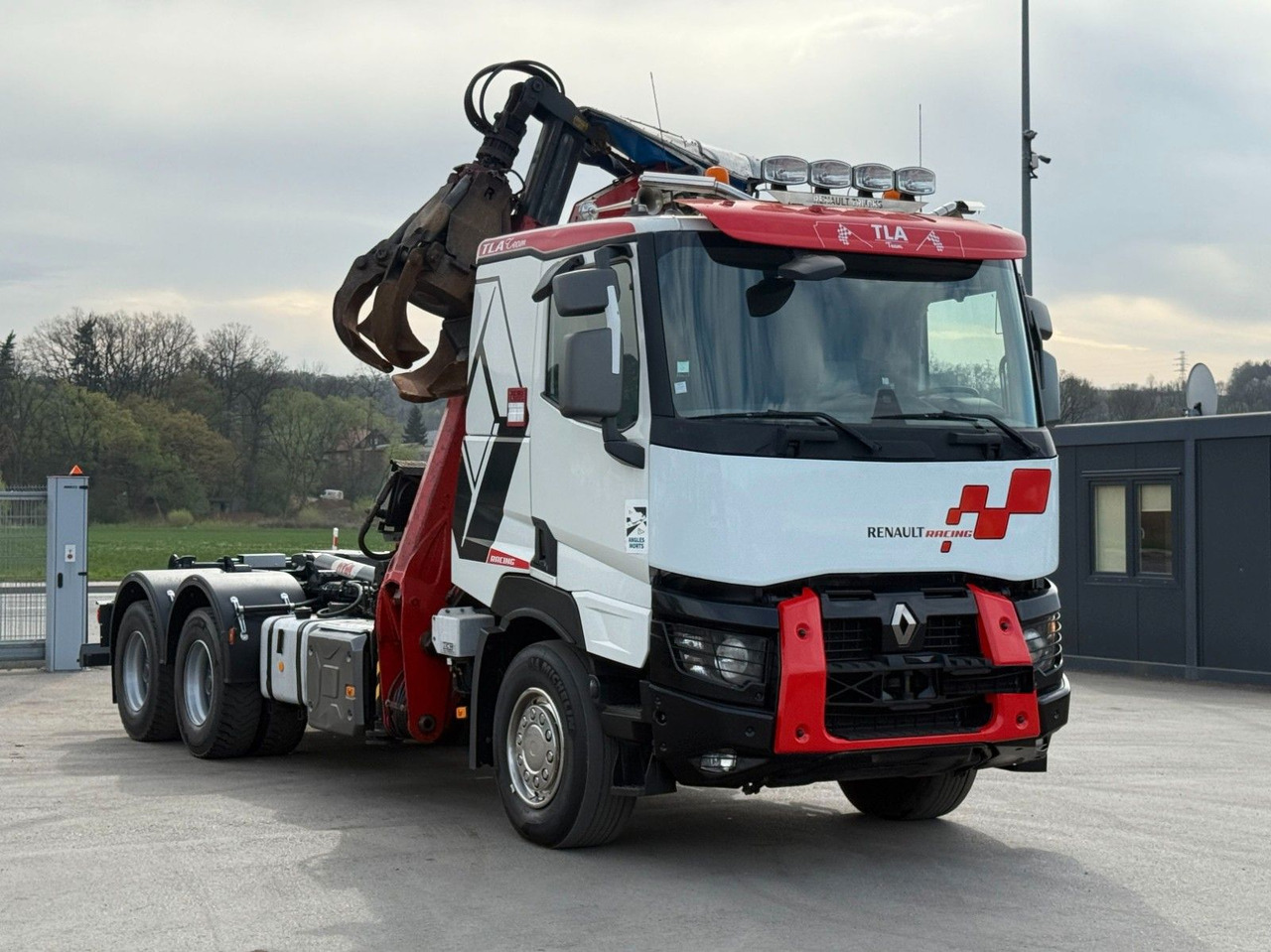 Renault C520 * ABROLLKIPPER 4,80 m * KESLA * 6x4! - 후크 리프트 트럭, 크레인 트럭 : 사진 4 Renault C520 * ABROLLKIPPER 4,80 m * KESLA * 6x4! - 후크 리프트 트럭, 크레인 트럭 : 사진 4