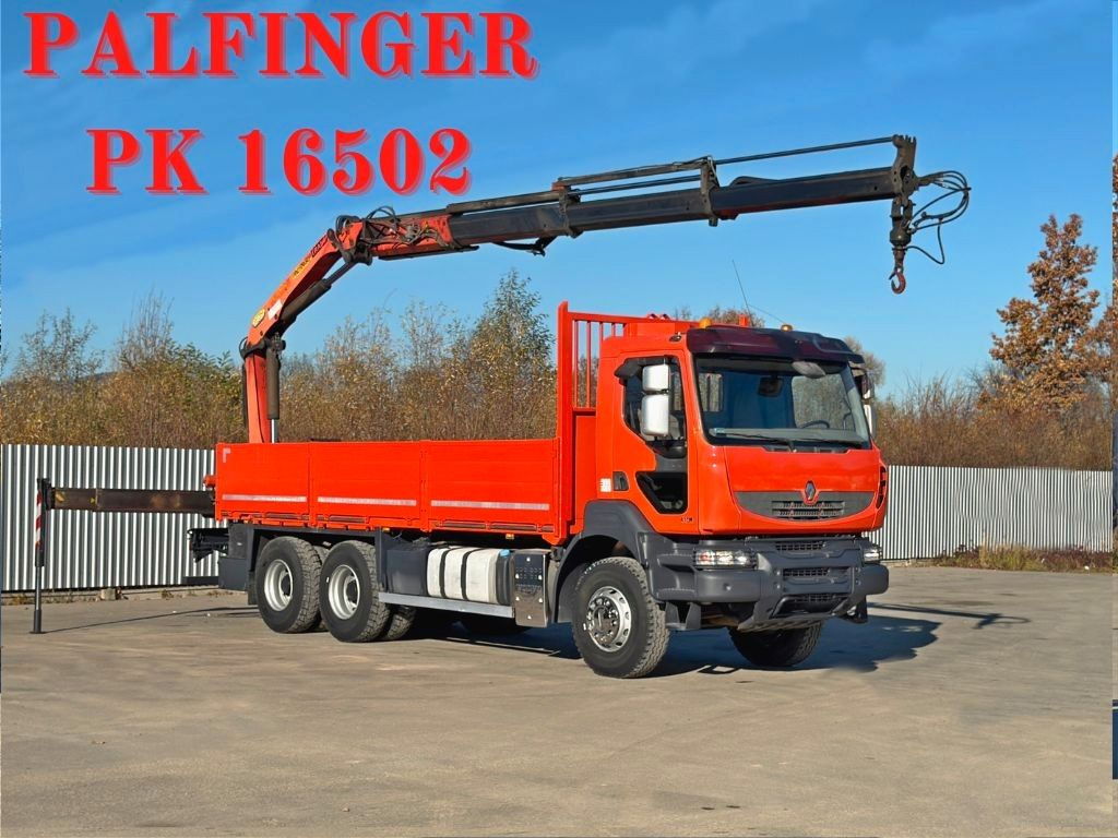 Renault KERAX 410 *PK 16502 + FUNK / 6x4 * TOP - 크레인 트럭 : 사진 1 Renault KERAX 410 *PK 16502 + FUNK / 6x4 * TOP - 크레인 트럭 : 사진 1