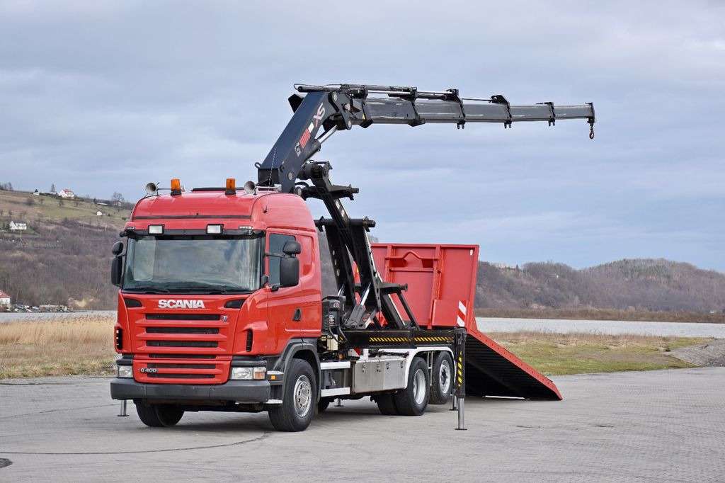 Scania G 400 * Abschleppwagen 6,40m* KRAN + FUNK * TOP - 크레인 트럭, 후크 리프트 트럭 : 사진 2 Scania G 400 * Abschleppwagen 6,40m* KRAN + FUNK * TOP - 크레인 트럭, 후크 리프트 트럭 : 사진 2