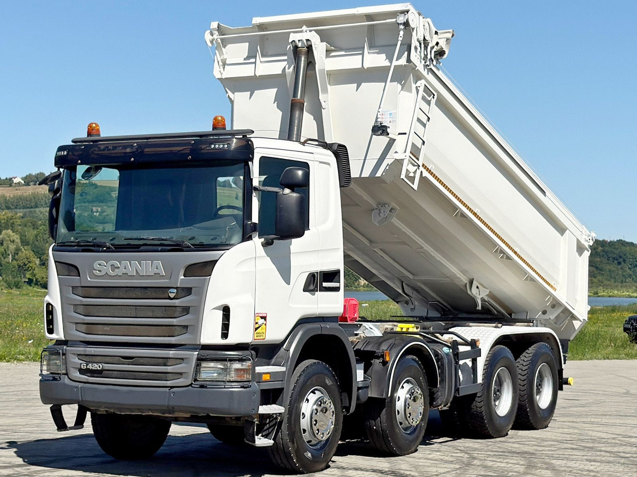 Scania G 420 * KIPPER * 8x4 * TOPZUSTAND - 덤프트럭 : 사진 4 Scania G 420 * KIPPER * 8x4 * TOPZUSTAND - 덤프트럭 : 사진 4