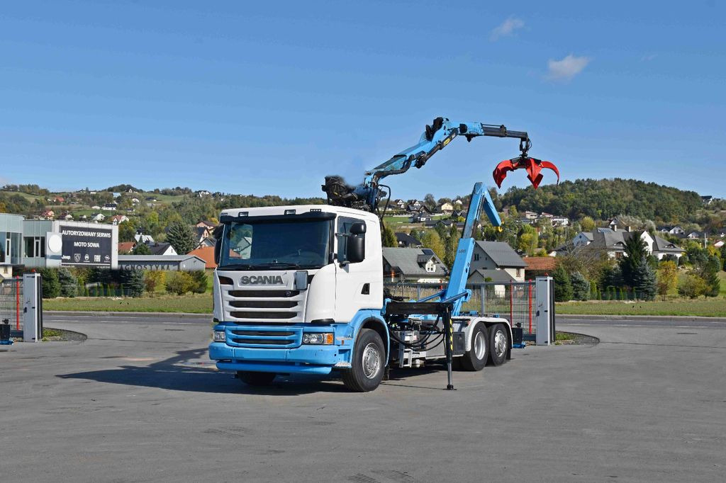 Scania G 440 * Abrollkipper * EPSILON M120Z95TR* TOP - 후크 리프트 트럭 : 사진 2 Scania G 440 * Abrollkipper * EPSILON M120Z95TR* TOP - 후크 리프트 트럭 : 사진 2