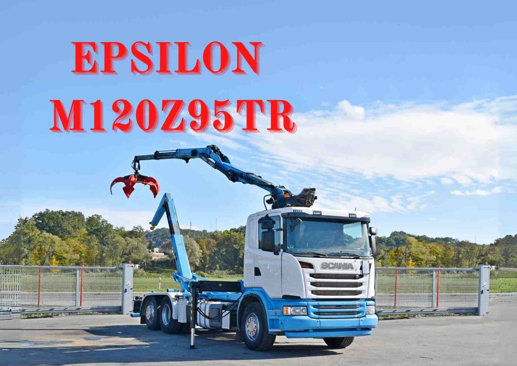 Scania G 440 * Abrollkipper * EPSILON M120Z95TR* TOP - 후크 리프트 트럭 : 사진 1 Scania G 440 * Abrollkipper * EPSILON M120Z95TR* TOP - 후크 리프트 트럭 : 사진 1