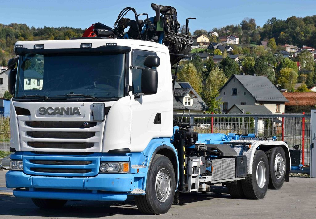 Scania G 440 * Abrollkipper * EPSILON M120Z95TR* TOP - 후크 리프트 트럭 : 사진 4 Scania G 440 * Abrollkipper * EPSILON M120Z95TR* TOP - 후크 리프트 트럭 : 사진 4