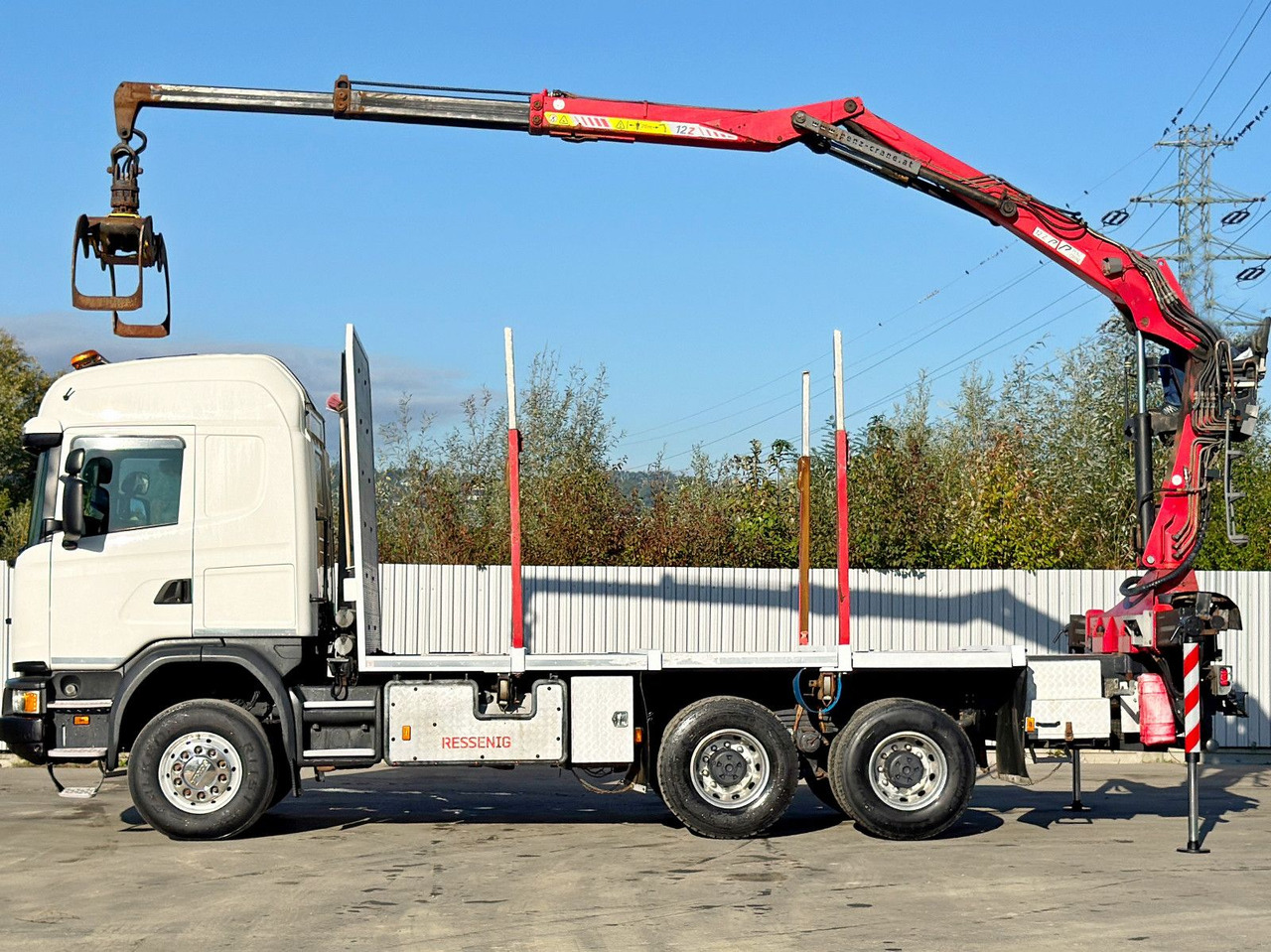 Scania G490* HOLZTRANSPORTER * PENZ 12Z8.70* 6x6 - 목재 트럭, 크레인 트럭 : 사진 5 Scania G490* HOLZTRANSPORTER * PENZ 12Z8.70* 6x6 - 목재 트럭, 크레인 트럭 : 사진 5