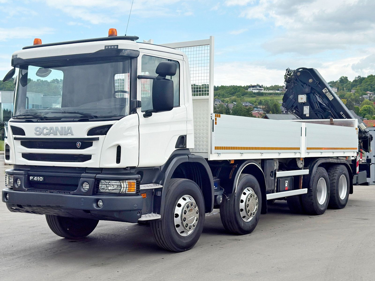 Scania P 410*PLATFORM 7,00m*HIAB 244 E-5 HIPRO+FUNK/8x4 Scania P 410*PRITSCHE 7,00m*HIAB 244 E-5 HIPRO+FUNK/8x4 - 크레인 트럭, 드롭사이드/ 플랫베드 트럭 : 사진 4 Scania P 410*PLATFORM 7,00m*HIAB 244 E-5 HIPRO+FUNK/8x4 Scania P 410*PRITSCHE 7,00m*HIAB 244 E-5 HIPRO+FUNK/8x4 - 크레인 트럭, 드롭사이드/ 플랫베드 트럭 : 사진 4