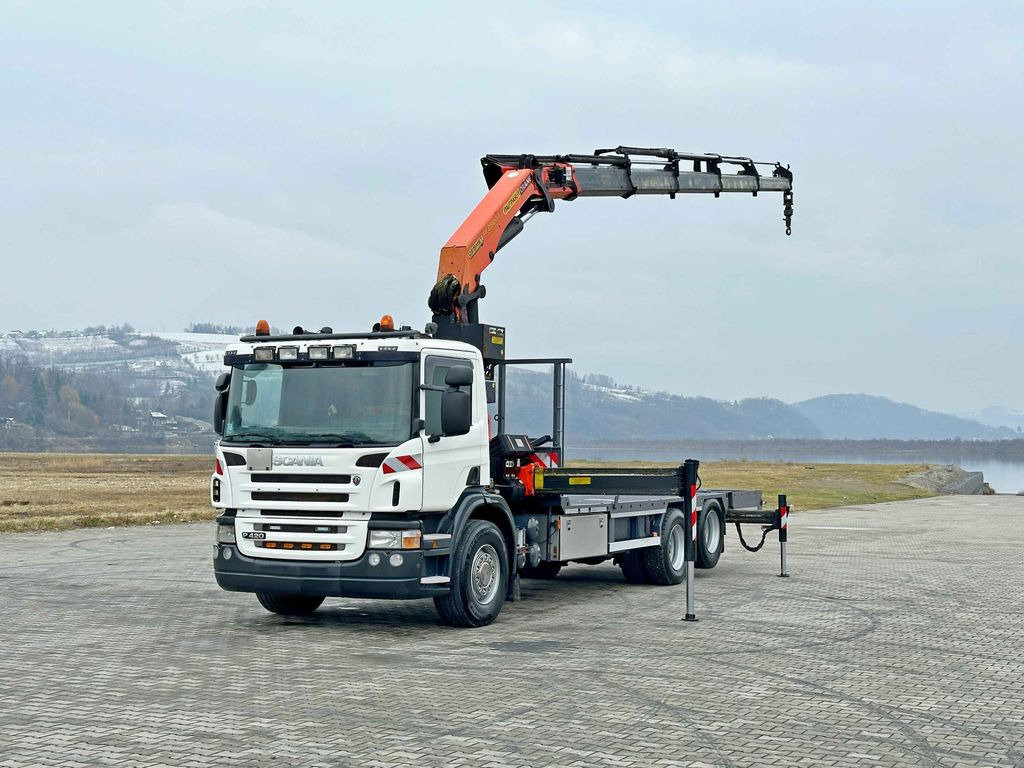 Scania P 420* PLATFORM 6,80m * PK 29002+FUNK * TOP Scania P 420* PLATFORM 6,80m * PK 29002+FUNK * TOP - 견인 트럭 : 사진 2 Scania P 420* PLATFORM 6,80m * PK 29002+FUNK * TOP Scania P 420* PLATFORM 6,80m * PK 29002+FUNK * TOP - 견인 트럭 : 사진 2