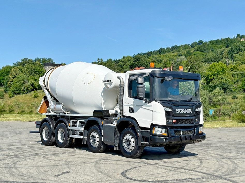 Scania P 450 * Betonmischer * 8x4 * TOPZUSTAND - 콘크리트 믹서 트럭 : 사진 2 Scania P 450 * Betonmischer * 8x4 * TOPZUSTAND - 콘크리트 믹서 트럭 : 사진 2