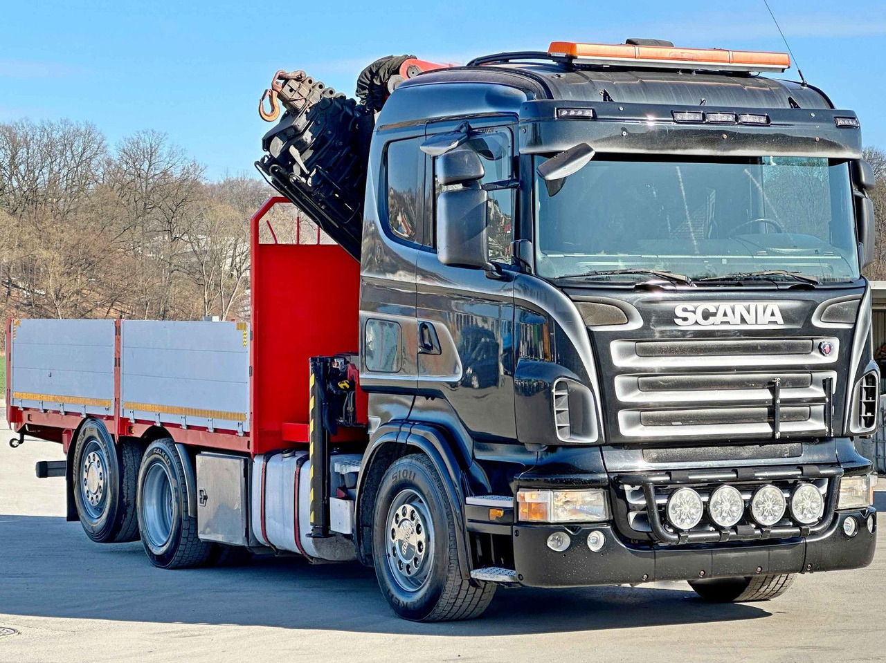 Scania P450 *PRITSCHE 5,05m * PK 29002/FUNK *TOPZUSTAND - 크레인 트럭 : 사진 3 Scania P450 *PRITSCHE 5,05m * PK 29002/FUNK *TOPZUSTAND - 크레인 트럭 : 사진 3