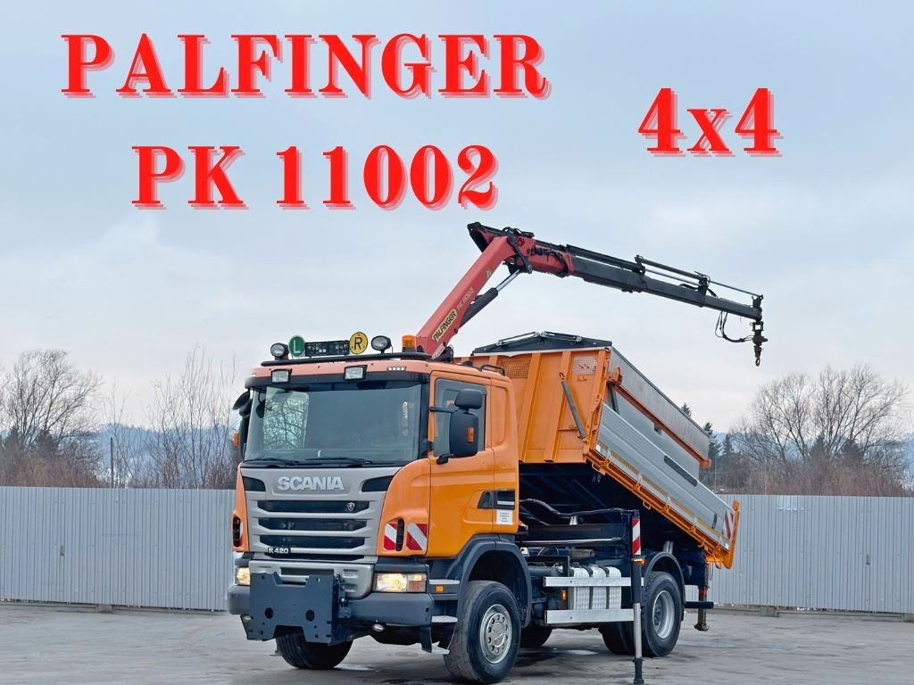 Scania R 420 KIPPER 4,15 m * PK 11002/FUNK * sandblaste - 크레인 트럭 : 사진 1 Scania R 420 KIPPER 4,15 m * PK 11002/FUNK * sandblaste - 크레인 트럭 : 사진 1