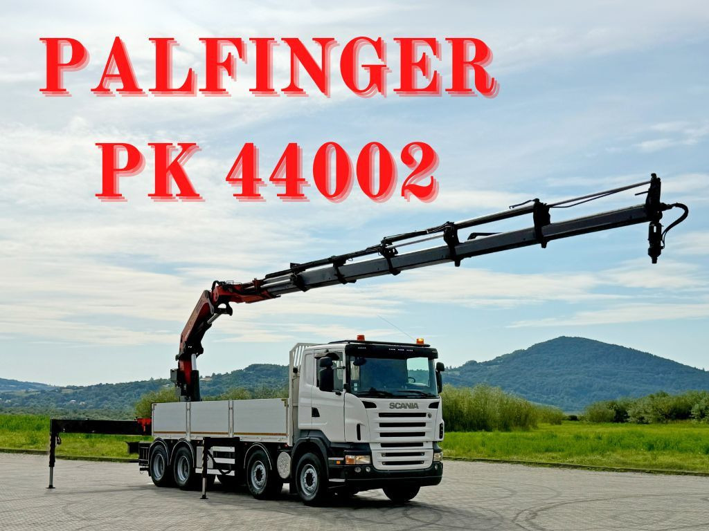 Scania R 420 PRITSCHE 6,47 m * PK 44002/FUNK * 8x4 /TOP - 크레인 트럭 : 사진 1 Scania R 420 PRITSCHE 6,47 m * PK 44002/FUNK * 8x4 /TOP - 크레인 트럭 : 사진 1