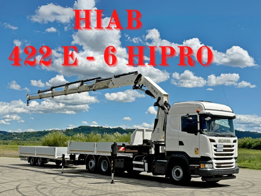 Scania R440 * HIAB 422 E-6 HIPRO + FUNK + Anhänger!*TOP - 크레인 트럭 : 사진 1 Scania R440 * HIAB 422 E-6 HIPRO + FUNK + Anhänger!*TOP - 크레인 트럭 : 사진 1