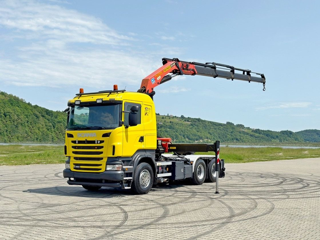 Scania R480 * Sattelzugmaschine + PK 27002 + FUNK /6x4 - 크레인 트럭 : 사진 2 Scania R480 * Sattelzugmaschine + PK 27002 + FUNK /6x4 - 크레인 트럭 : 사진 2