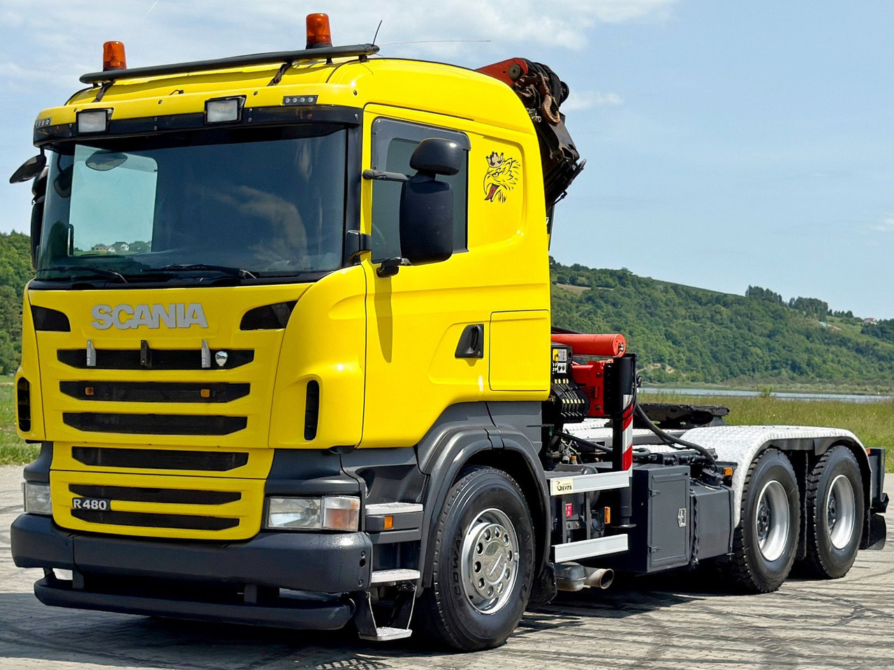 Scania R480 * Sattelzugmaschine + PK 27002 + FUNK /6x4 - 크레인 트럭 : 사진 4 Scania R480 * Sattelzugmaschine + PK 27002 + FUNK /6x4 - 크레인 트럭 : 사진 4