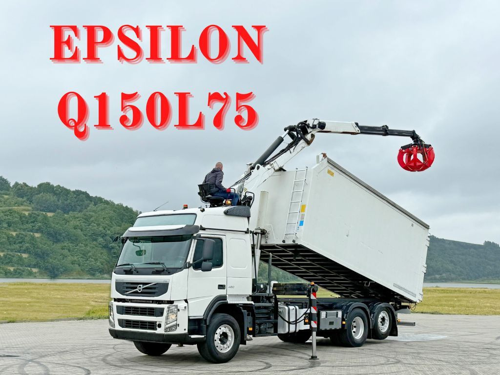 Volvo FM 420 Kipper 6,20 m * EPSILON Q150L75 *TOP - 크레인 트럭 : 사진 1 Volvo FM 420 Kipper 6,20 m * EPSILON Q150L75 *TOP - 크레인 트럭 : 사진 1