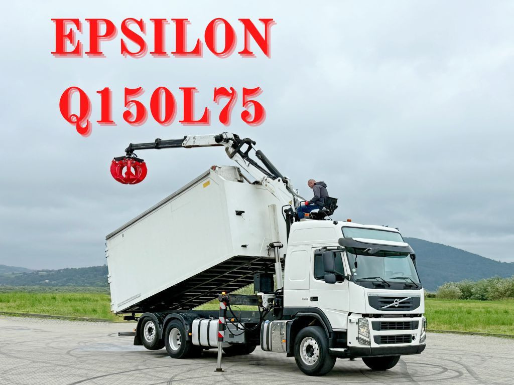 Volvo FM 420 Kipper 6,20 m * EPSILON Q150L75 *TOP - 덤프트럭, 크레인 트럭 : 사진 1 Volvo FM 420 Kipper 6,20 m * EPSILON Q150L75 *TOP - 덤프트럭, 크레인 트럭 : 사진 1