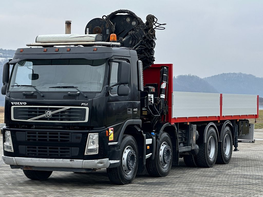 Volvo FM 440* HIAB 377 E-7 HIDUO + FUNK / 8x4 Volvo FM 440* HIAB 377 E-7 HIDUO + FUNK / 8x4 - 드롭사이드/ 플랫베드 트럭, 크레인 트럭 : 사진 4 Volvo FM 440* HIAB 377 E-7 HIDUO + FUNK / 8x4 Volvo FM 440* HIAB 377 E-7 HIDUO + FUNK / 8x4 - 드롭사이드/ 플랫베드 트럭, 크레인 트럭 : 사진 4