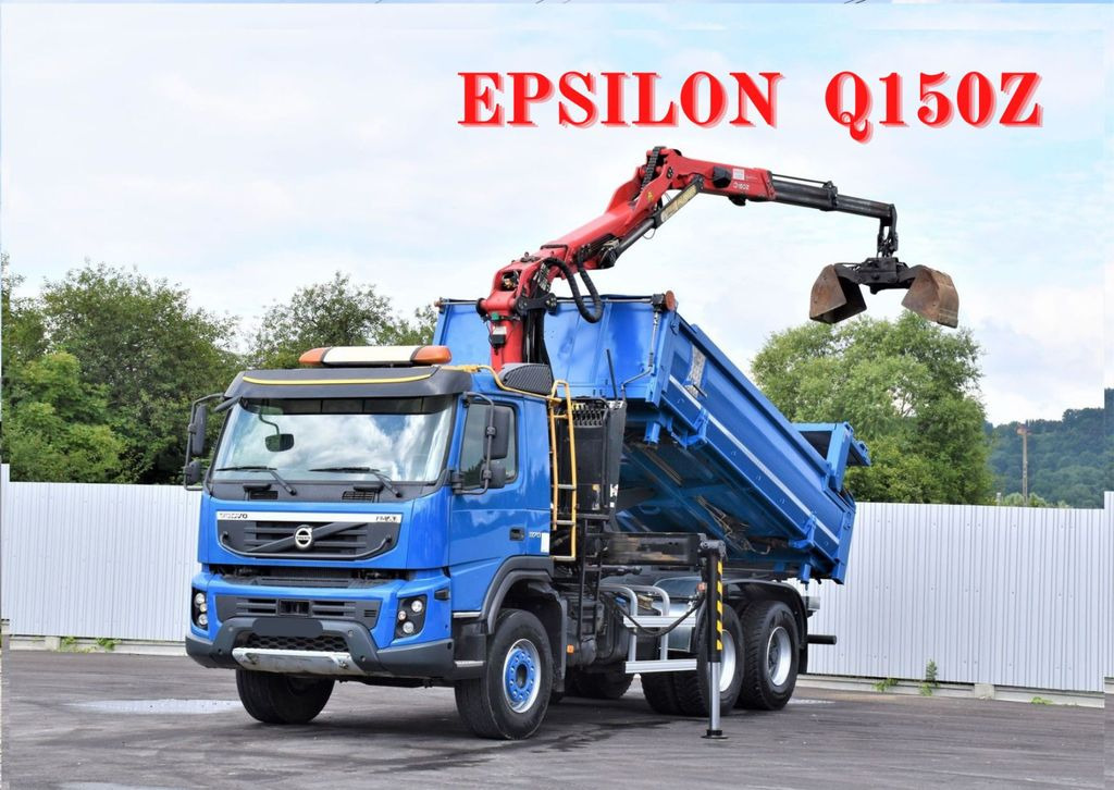 Volvo FMX 370 Kipper 4,90m *EPSILON Q150Z/FUNK*6x4 Volvo FMX 370 Kipper 4,90m *EPSILON Q150Z/FUNK*6x4 - 크레인 트럭, 덤프트럭 : 사진 1 Volvo FMX 370 Kipper 4,90m *EPSILON Q150Z/FUNK*6x4 Volvo FMX 370 Kipper 4,90m *EPSILON Q150Z/FUNK*6x4 - 크레인 트럭, 덤프트럭 : 사진 1