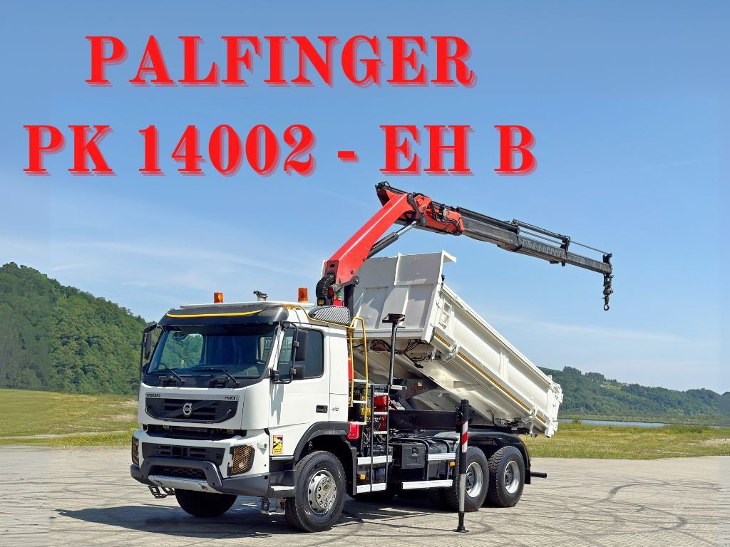 Volvo FMX 410 Kipper 4,70m *PK 14002-EH B/FUNK *6x4 - 크레인 트럭 : 사진 1 Volvo FMX 410 Kipper 4,70m *PK 14002-EH B/FUNK *6x4 - 크레인 트럭 : 사진 1