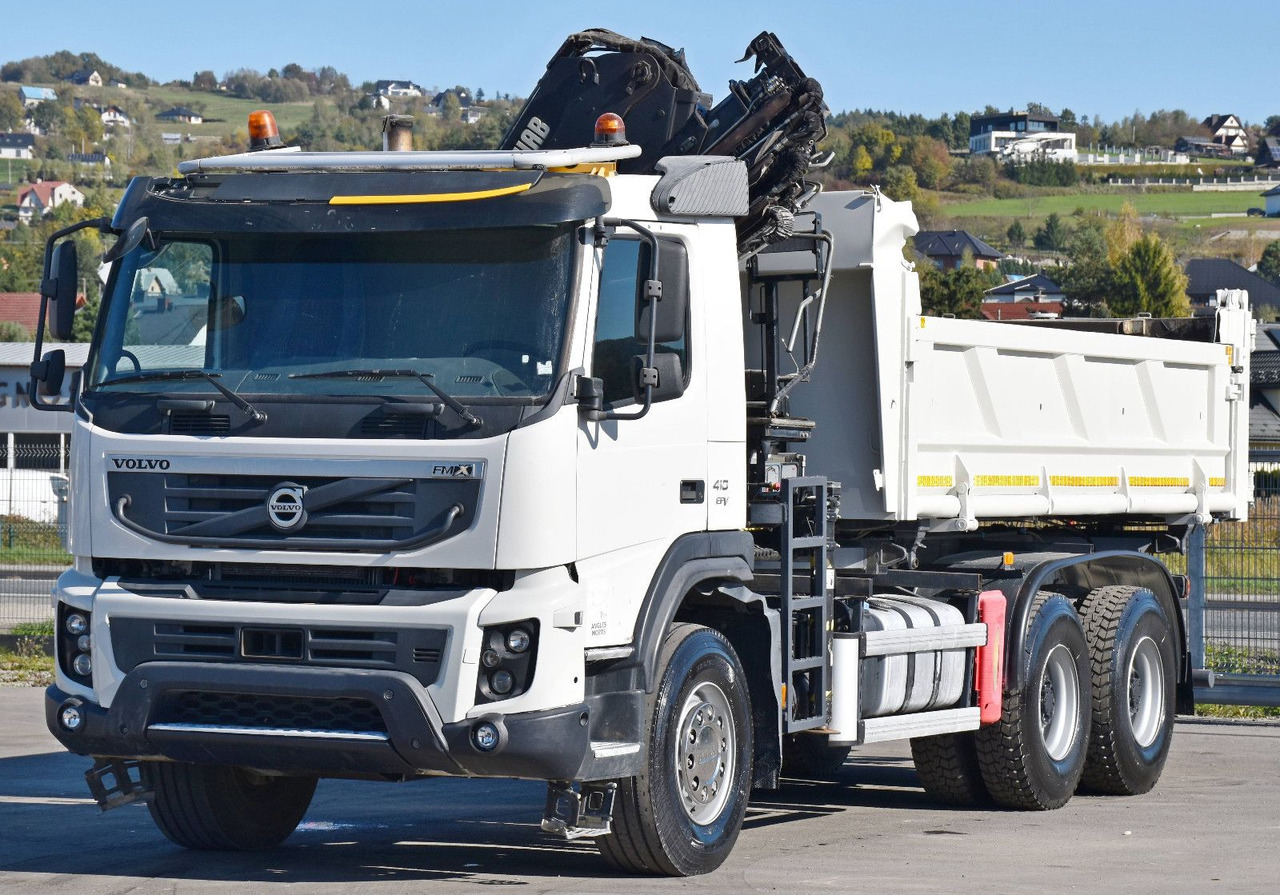 Volvo FMX 410 Kipper 5,20m*HIAB 122 D-4 HIDUO/FUNK*6x4 - 덤프트럭 : 사진 5 Volvo FMX 410 Kipper 5,20m*HIAB 122 D-4 HIDUO/FUNK*6x4 - 덤프트럭 : 사진 5