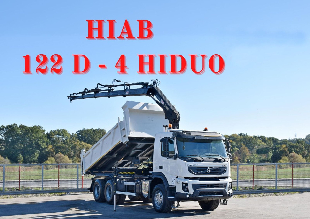Volvo FMX 410 Kipper 5,20m*HIAB 122 D-4 HIDUO/FUNK*6x4 - 덤프트럭 : 사진 1 Volvo FMX 410 Kipper 5,20m*HIAB 122 D-4 HIDUO/FUNK*6x4 - 덤프트럭 : 사진 1