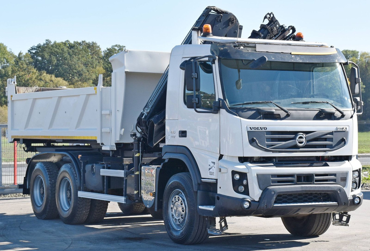 Volvo FMX 410 Kipper 5,20m*HIAB 122 D-4 HIDUO/FUNK*6x4 - 크레인 트럭 : 사진 4 Volvo FMX 410 Kipper 5,20m*HIAB 122 D-4 HIDUO/FUNK*6x4 - 크레인 트럭 : 사진 4