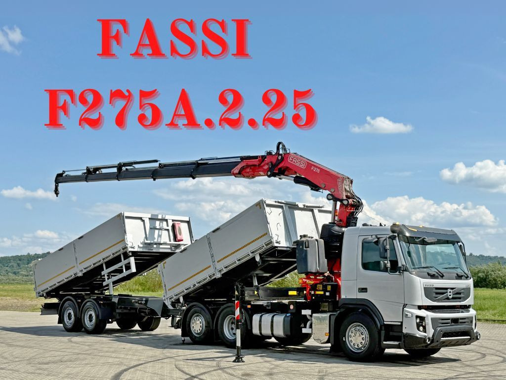 Volvo FMX 420* FASSI F275.2.25 + FUNK + Anhänger / TOP - 크레인 트럭 : 사진 1 Volvo FMX 420* FASSI F275.2.25 + FUNK + Anhänger / TOP - 크레인 트럭 : 사진 1