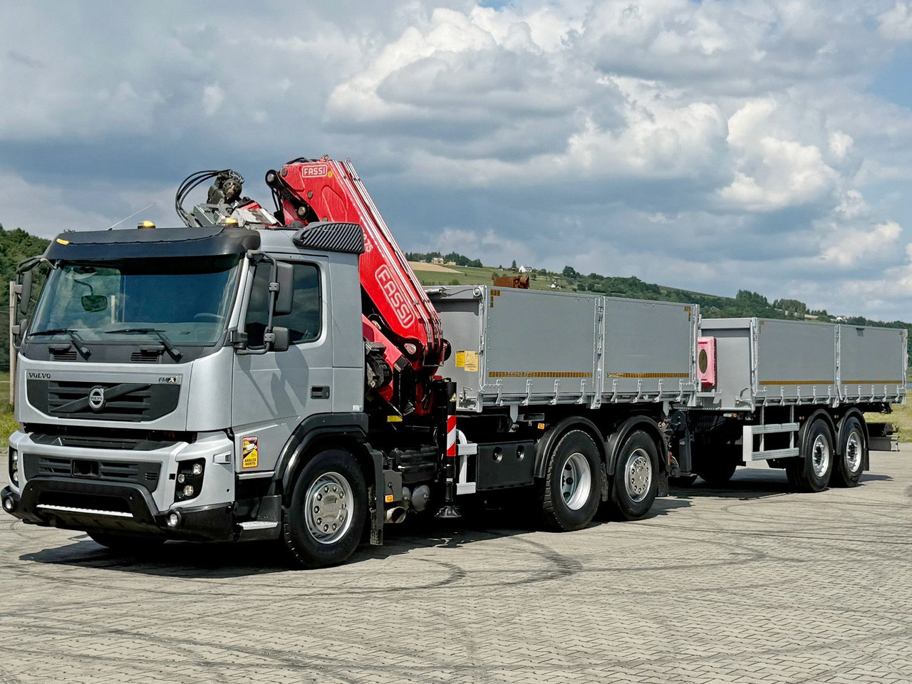 Volvo FMX 420* FASSI F275.2.25 + FUNK + Anhänger / TOP - 덤프트럭, 크레인 트럭 : 사진 5 Volvo FMX 420* FASSI F275.2.25 + FUNK + Anhänger / TOP - 덤프트럭, 크레인 트럭 : 사진 5