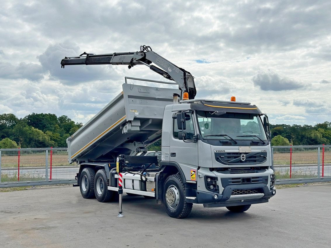 Volvo FMX 420 Kipper 5,10m *FASSI F155A.0.22+FUNK/6x4 - 크레인 트럭 : 사진 2 Volvo FMX 420 Kipper 5,10m *FASSI F155A.0.22+FUNK/6x4 - 크레인 트럭 : 사진 2